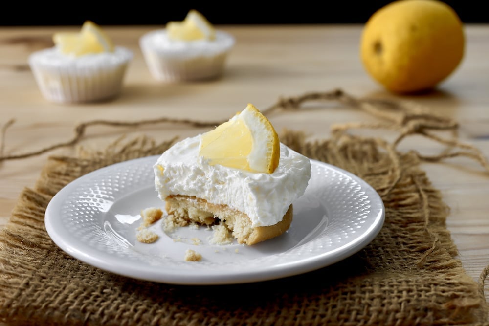 mini cheesecake al limone