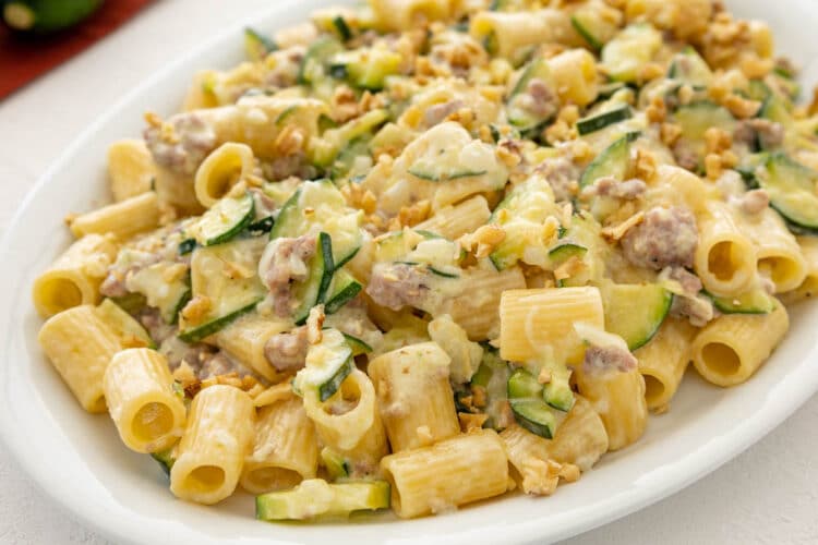 pasta zucchine e salsiccia