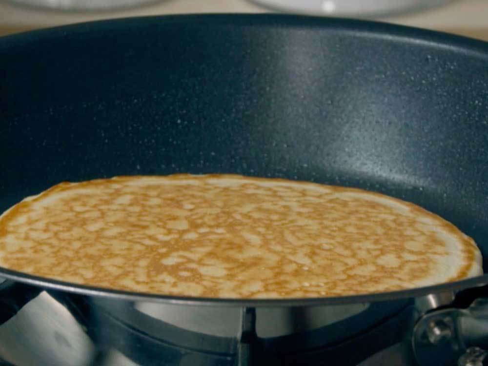 Pancake con sciroppo d’acero - Step 8