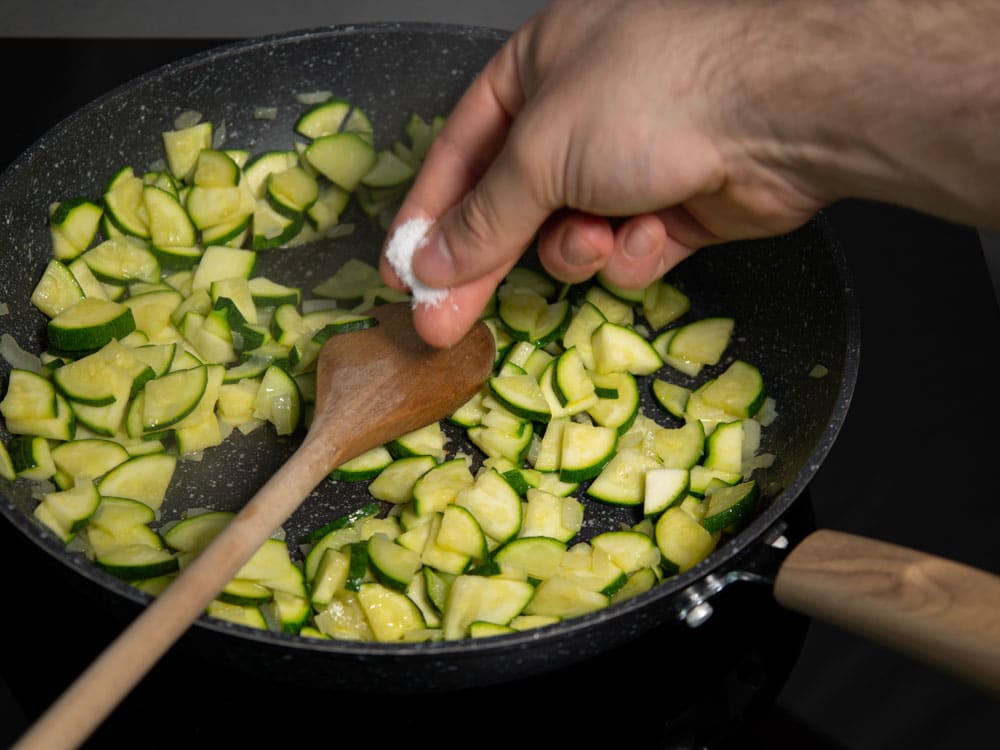 Risotto zucchine e gamberetti - Step 3