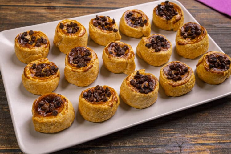 Rotolini di banana e cioccolato