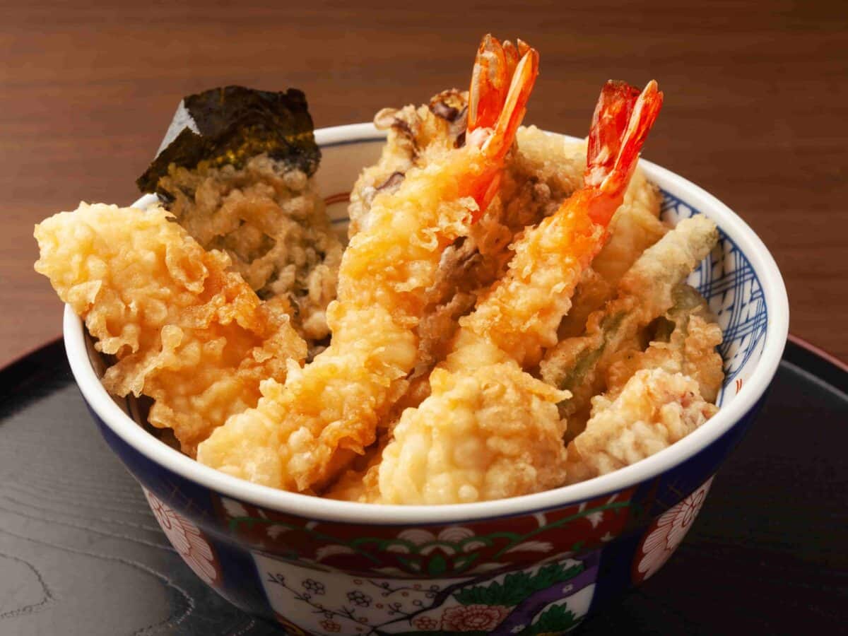 Gamberi in tempura