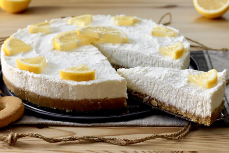 Cheesecake cocco e limone