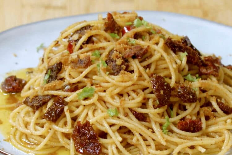 Spaghetti aglio, olio e peperoncino di Benedetta