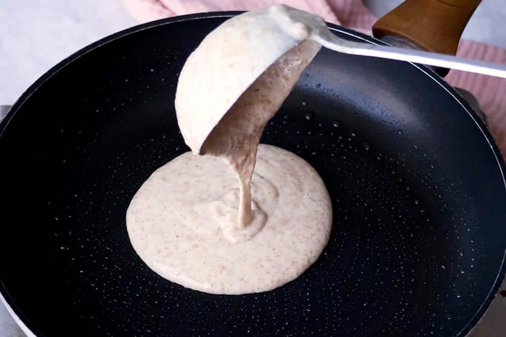 Pancake integrali vegan - Step 3