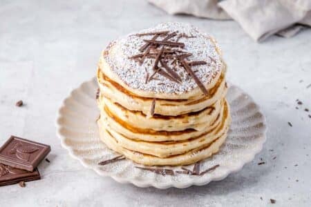 Pancake ripieni di cioccolato
