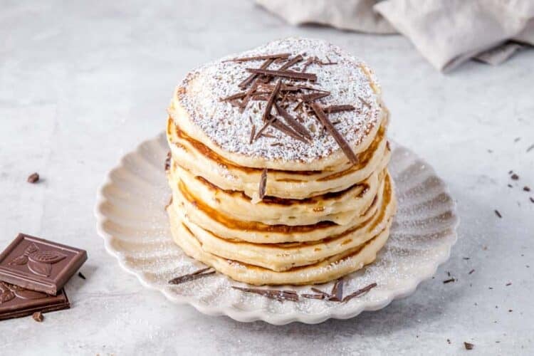 Pancake ripieni di cioccolato