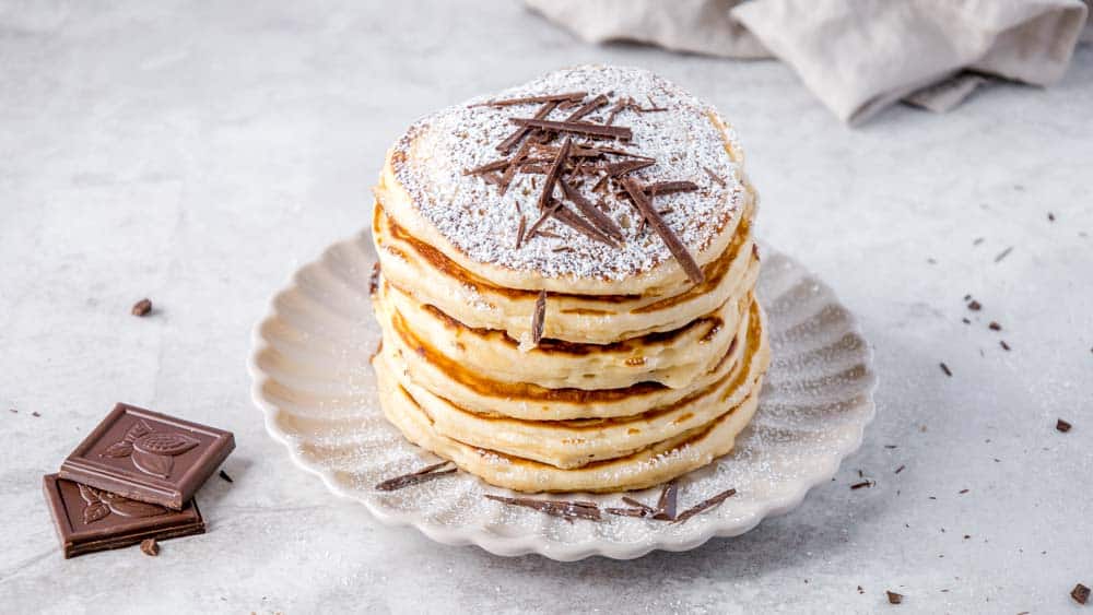 pancake ripieni di cioccolato