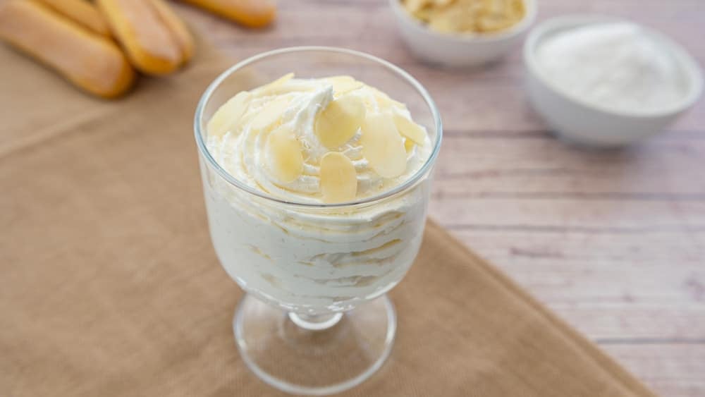 mousse cocco e mandorle