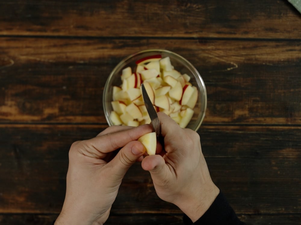 Girelle di sfoglia mele e cannella - Step 1