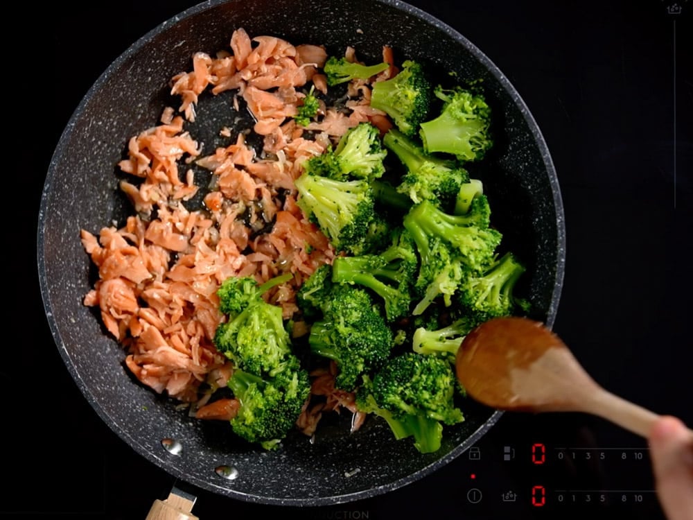 Pasta broccoli e salmone - Step 6