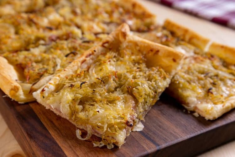 Sfoglia con patate e cipolle