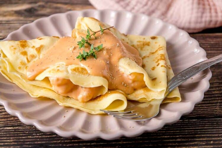Crepes ai gamberi