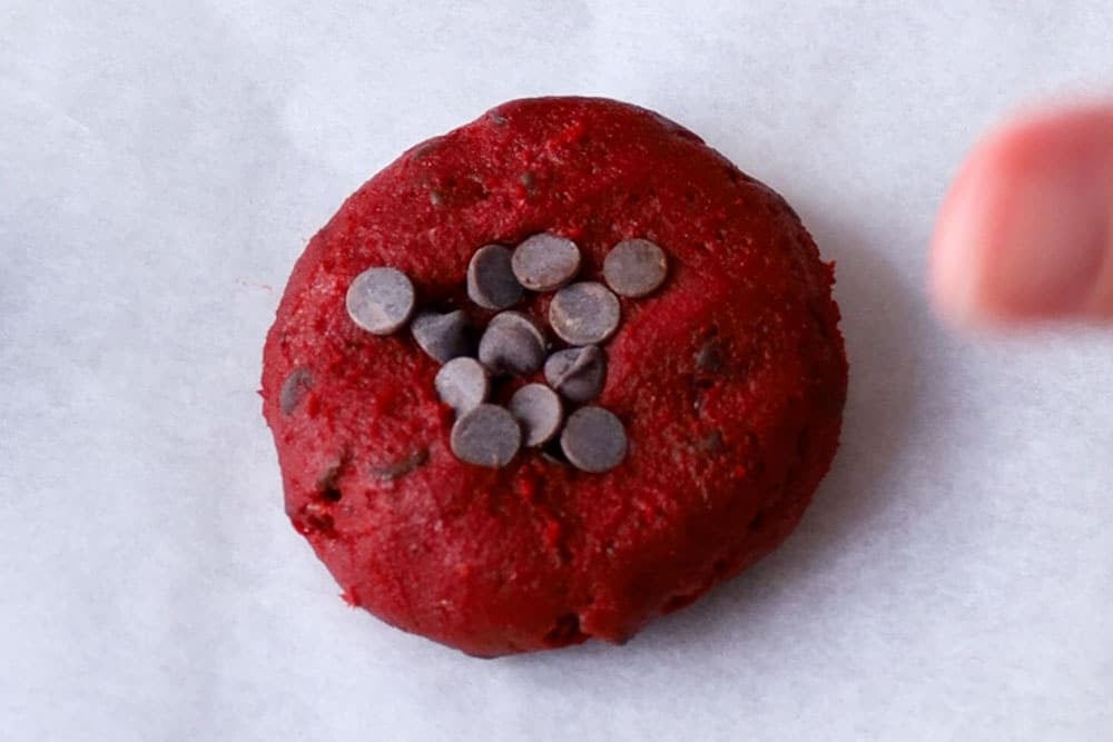 Red velvet cookies - Step 8
