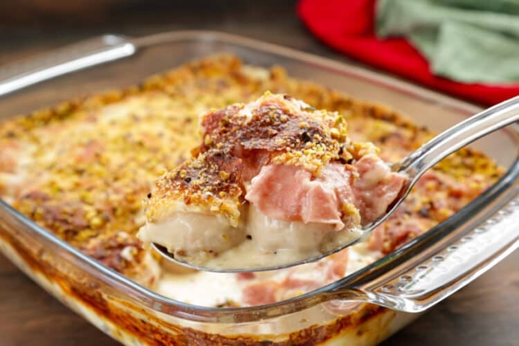 Fiocchi di neve mortadella e pistacchio