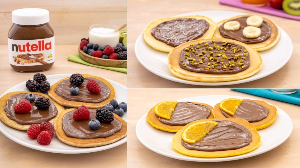 3 idee di pancake con Nutella®