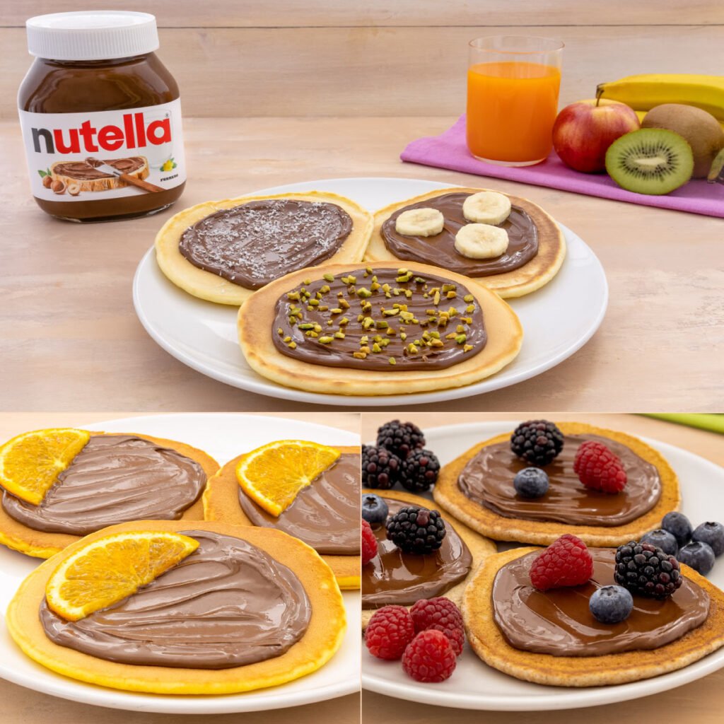 3 idee di pancake con Nutella