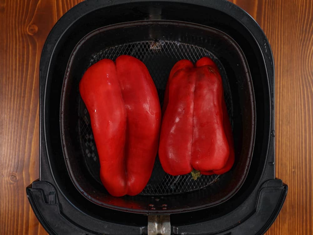 Peperoni arrostiti in friggitrice ad aria - Step 1