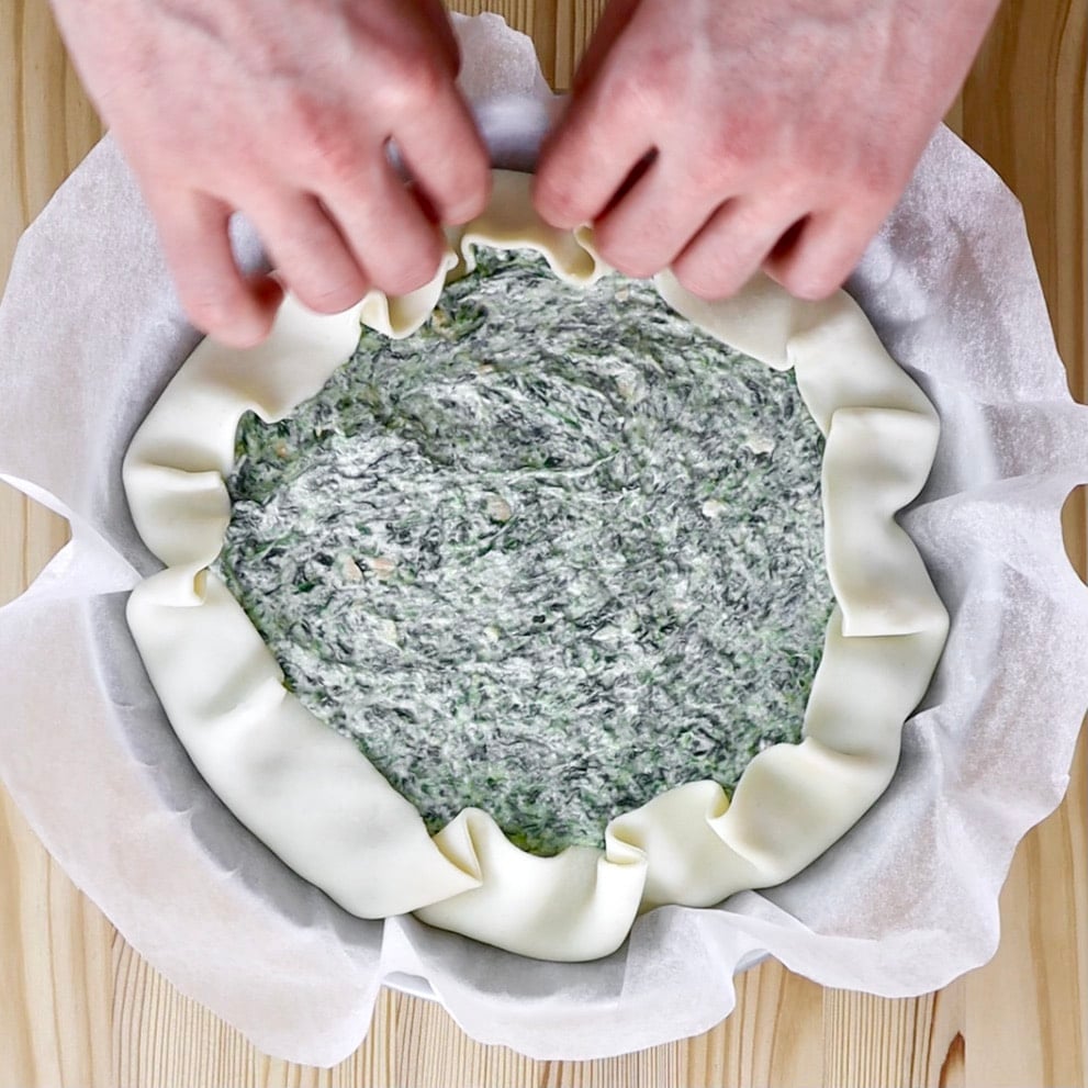 Torta salata spinaci e salmone - Step 5