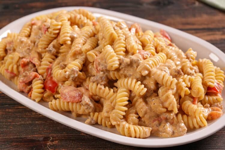 Pasta salsiccia e pomodorini