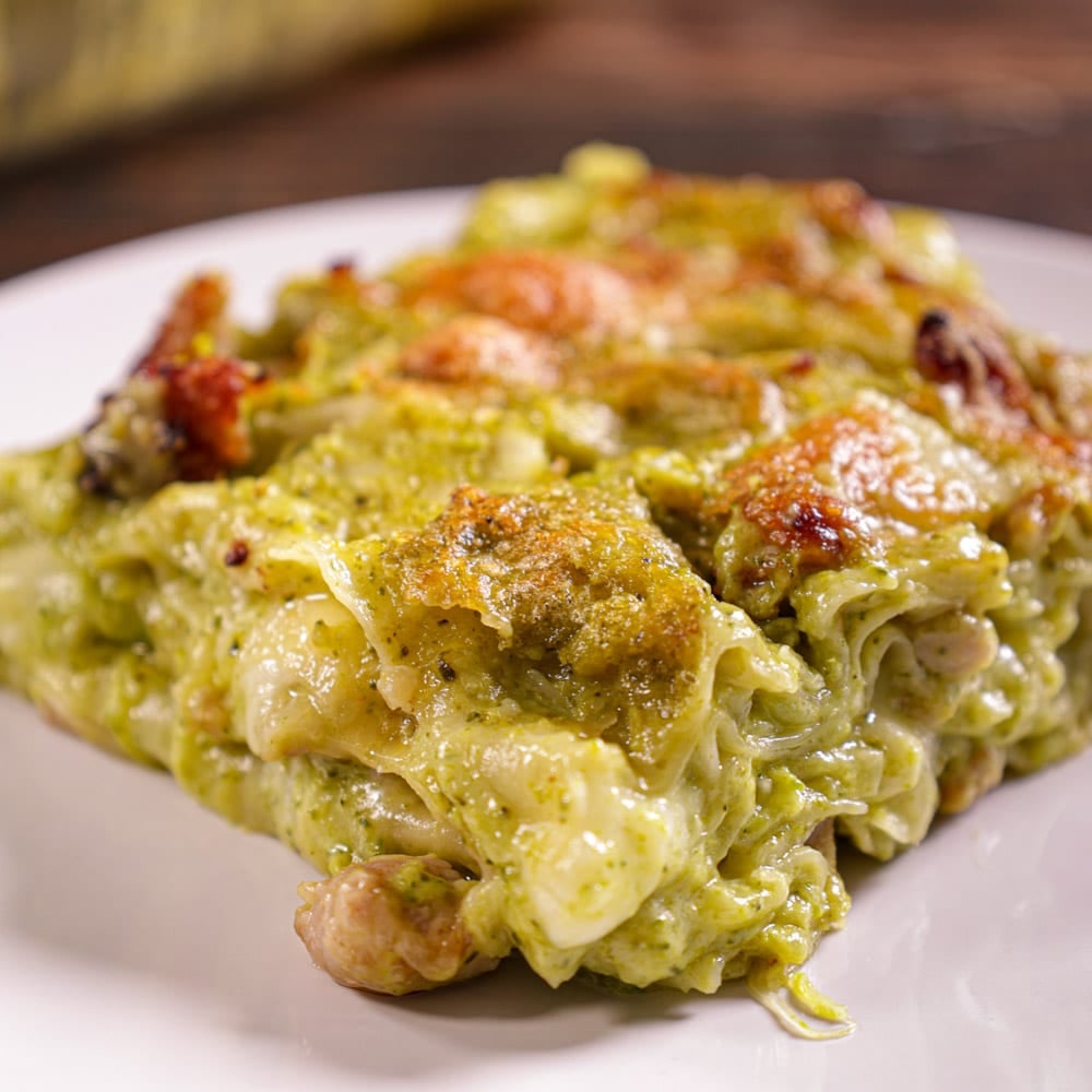 lasagne broccoli e salsiccia