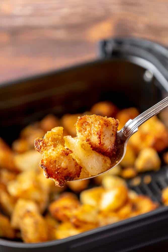 Pollo, patate e cipolle in friggitrice ad aria - Step 6