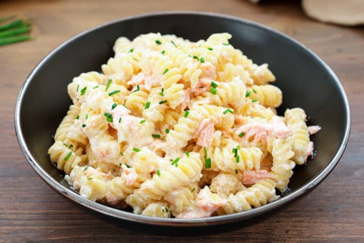 Pasta ricotta e salmone