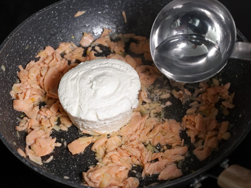 Pasta ricotta e salmone - Step 4