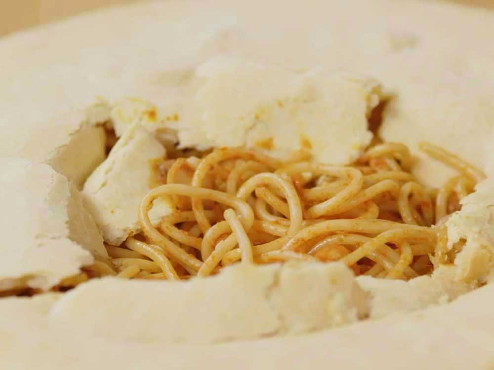 Spaghetti in crosta - Step 12