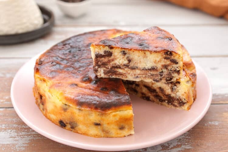 Torta di ricotta in friggitrice ad aria