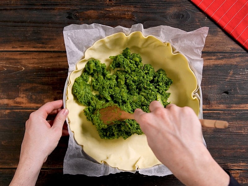 Torta salata broccoli e gorgonzola - Step 6