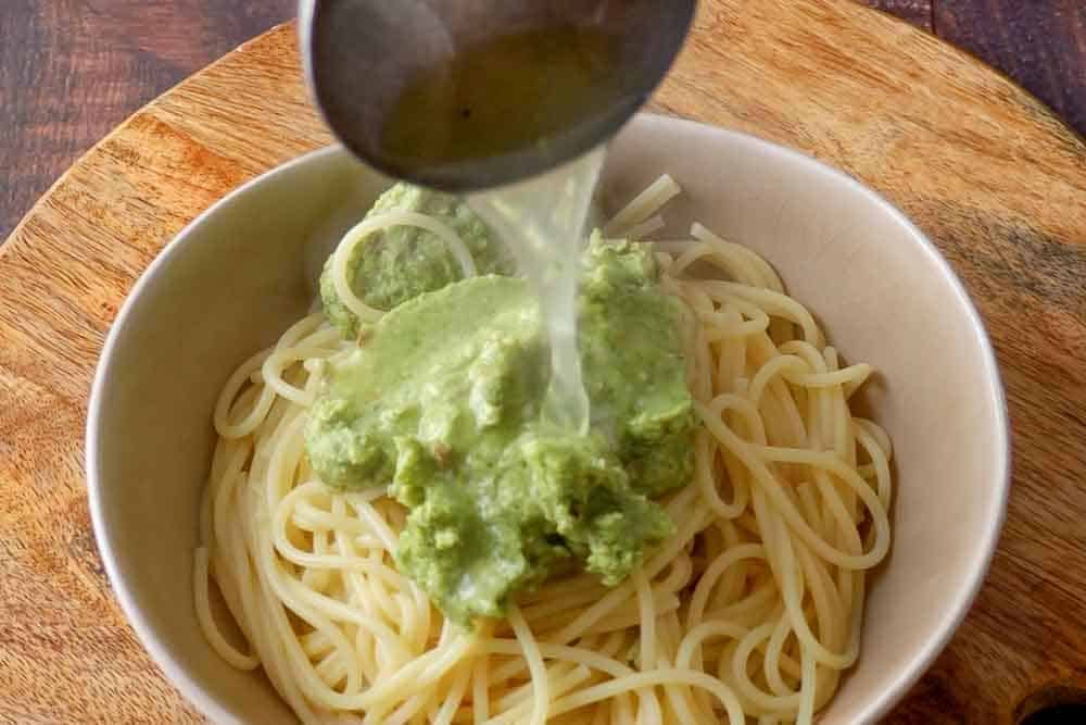 Pasta con crema di broccoli e mandorle - Step 7