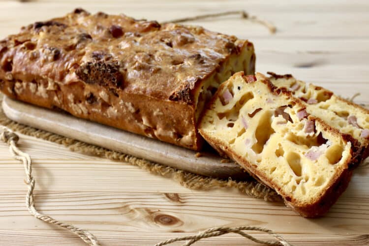Plumcake salato prosciutto e formaggio