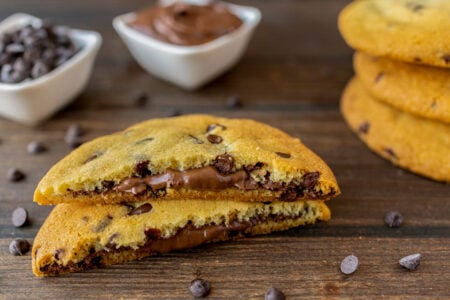 Cookies con cuore morbido