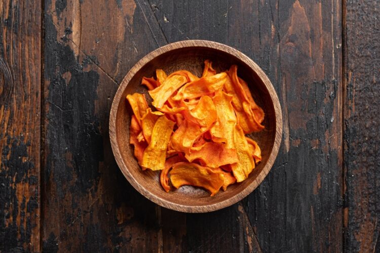 Chips di carote