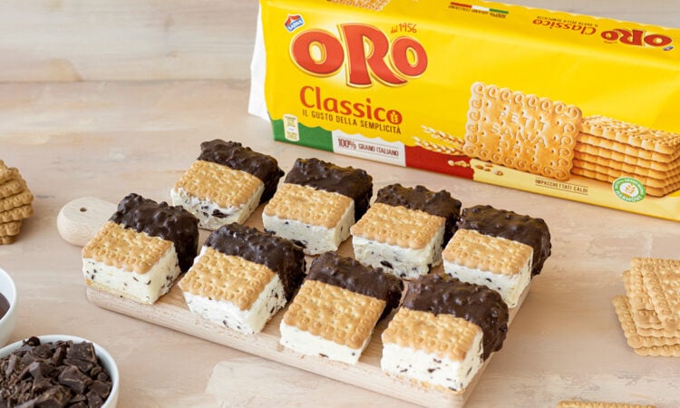 Biscotti gelato con Oro Saiwa