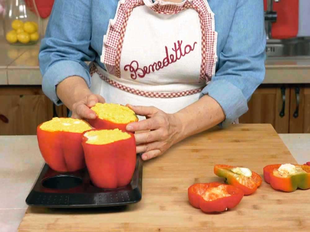 Pomodori e peperoni ripieni - Step 4