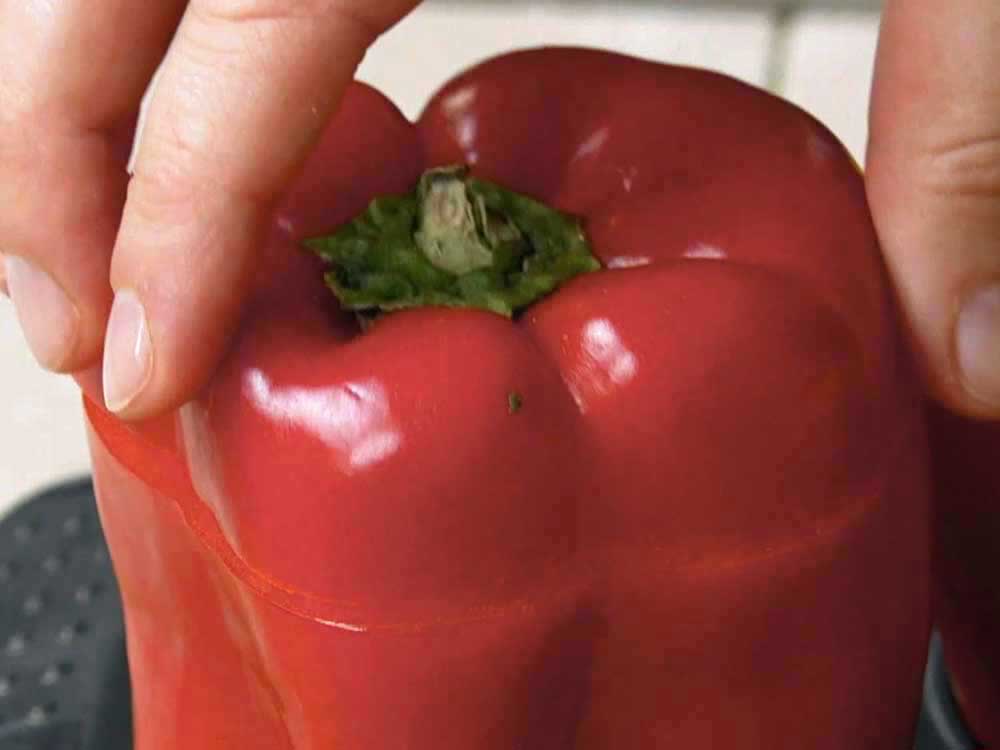 Pomodori e peperoni ripieni - Step 5