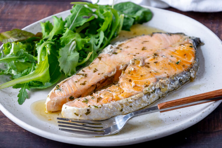 Salmone in padella