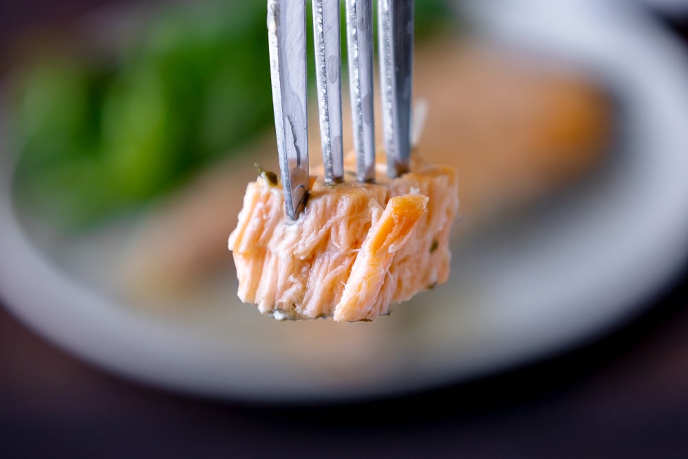 salmone in padella