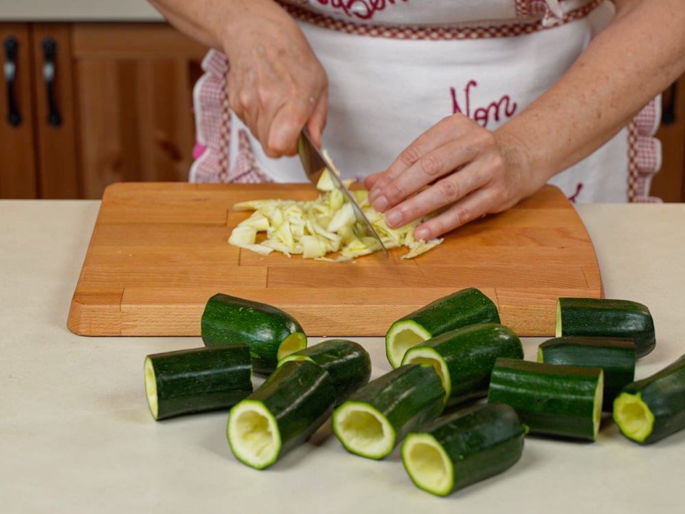 3 idee facili di zucchine ripiene - Step 2