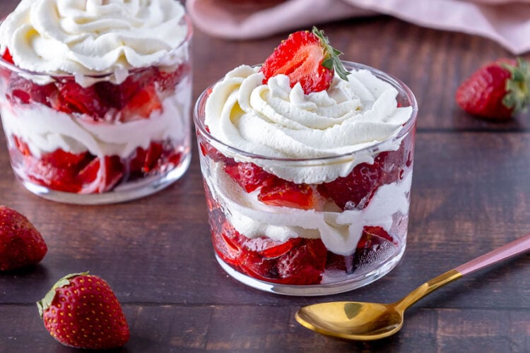 Fragole con panna
