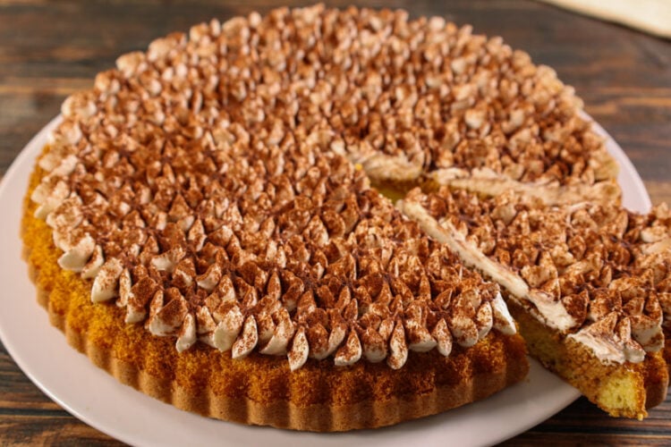 Crostata morbida al tiramisù