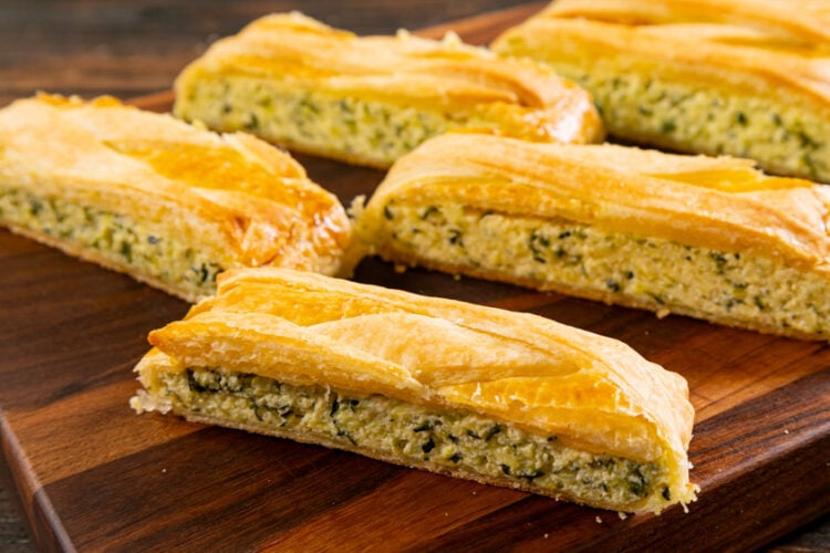 strudel salato zucchine e ricotta