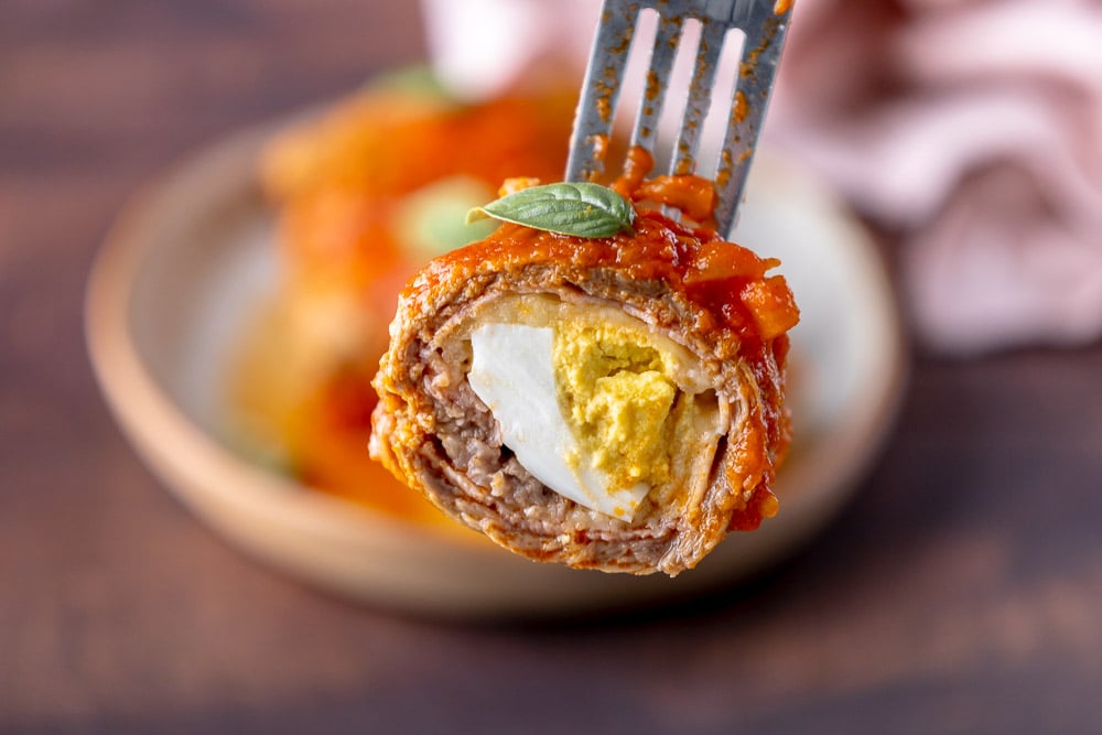 involtini di carne al sugo
