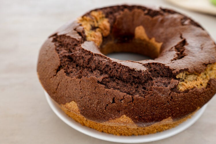 Ciambellone integrale bicolore