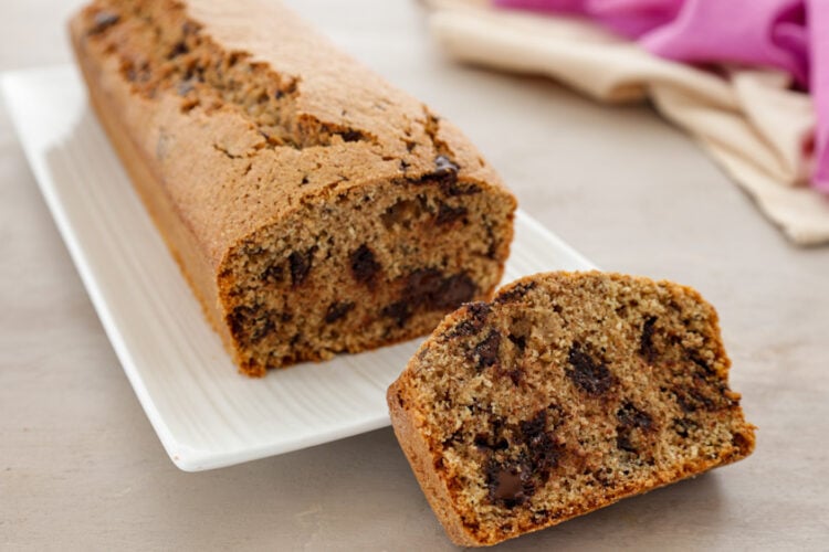 Plumcake integrale con cioccolato