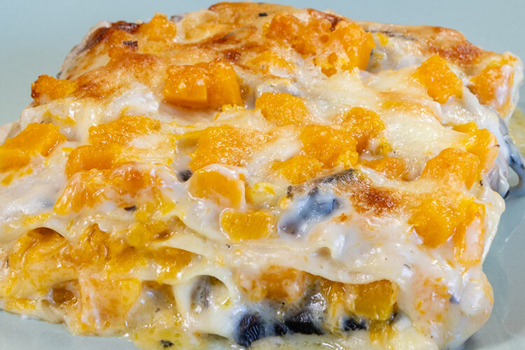 Lasagne zucca e funghi