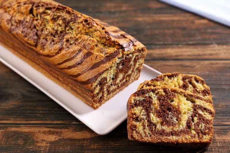 Plumcake zebrato alla zucca