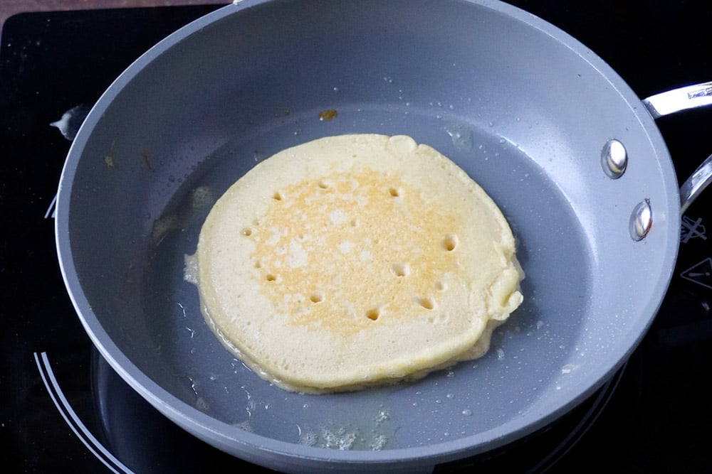 Pancake senza latte - Step 4